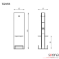 Preview: Pietranera Coiffurespiegel Tower