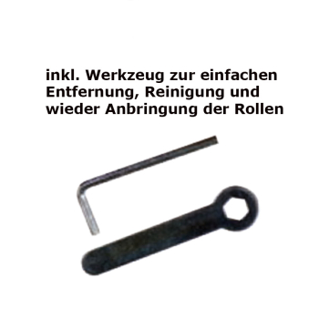 Rollhocker 1000 schwarz