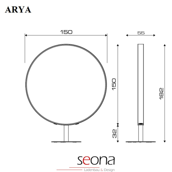 2er-Frisierplatz AYRA